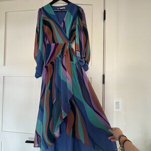 Anthropologie Hutch Wrap Dress Size M